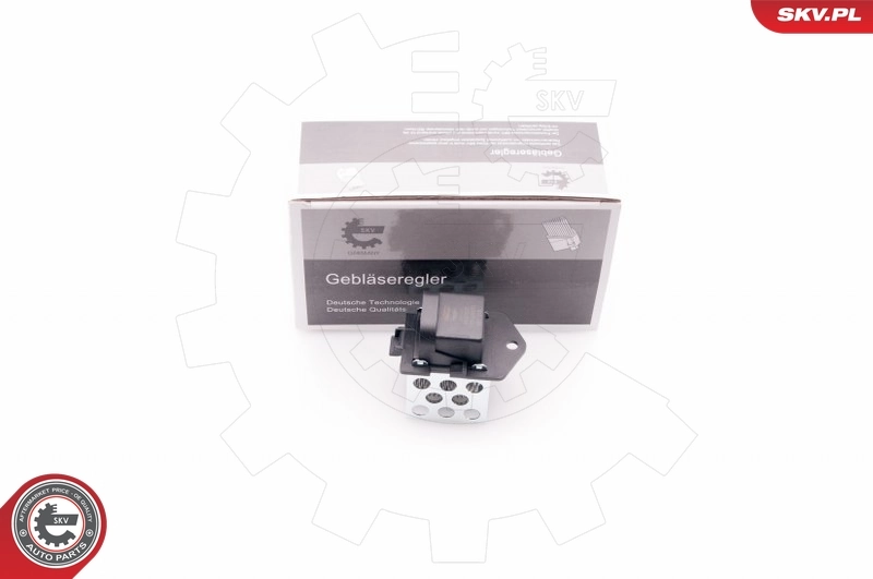 Resistor, interior blower
